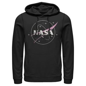 Men_s NASA Simple Logo Pull Over Hoodie