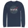 Men_s NASA Simple Vintage Logo Long Sleeve Shirt