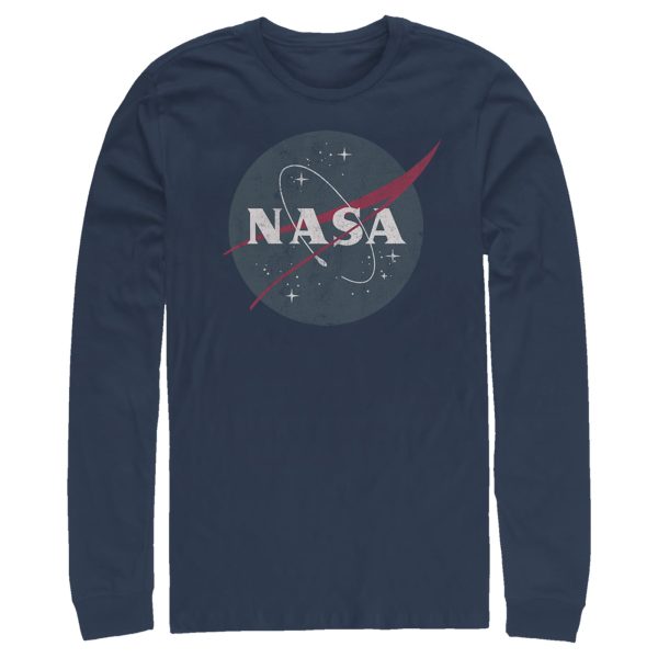 Men_s NASA Simple Vintage Logo Long Sleeve Shirt