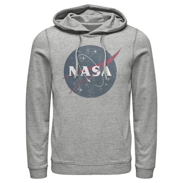 Men_s NASA Simple Vintage Logo Pull Over Hoodie