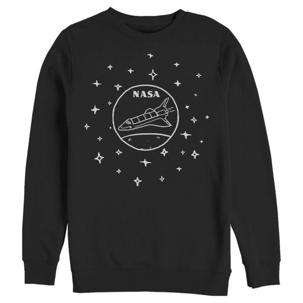 Men_s NASA Sleek Star Rocket Sweatshirt