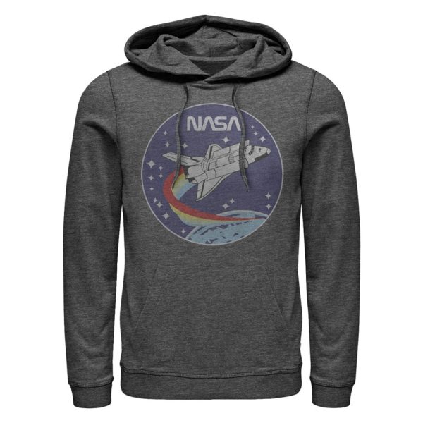 Men_s NASA Space Rocket Pull Over Hoodie