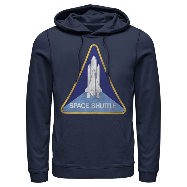 Men_s NASA Space Shuttle Triangle Emblem Pull Over Hoodie