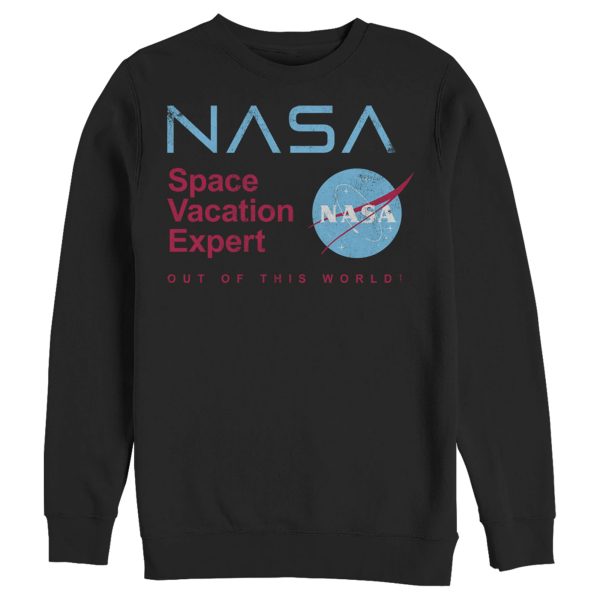 Men_s NASA Space Vacation Expert Out Of This World! Sweatshirt