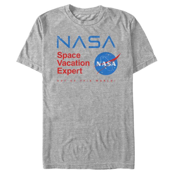 Men_s NASA Space Vacation Expert Out Of This World! T-Shirt