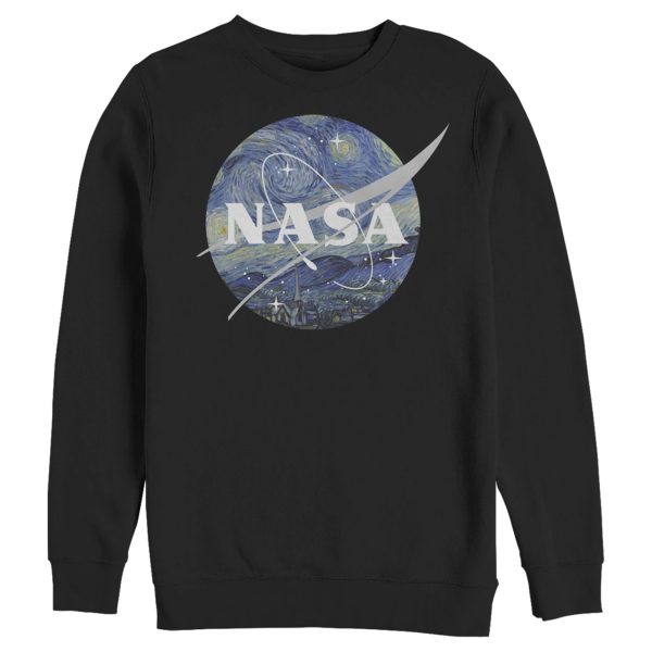 Men_s NASA Starry Night Logo Sweatshirt