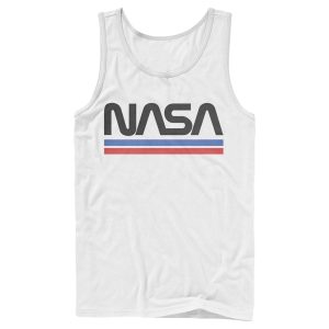 Men_s NASA Stripe Minimal Logo Vintage Tank Top
