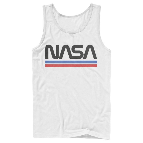 Men_s NASA Stripe Minimal Logo Vintage Tank Top