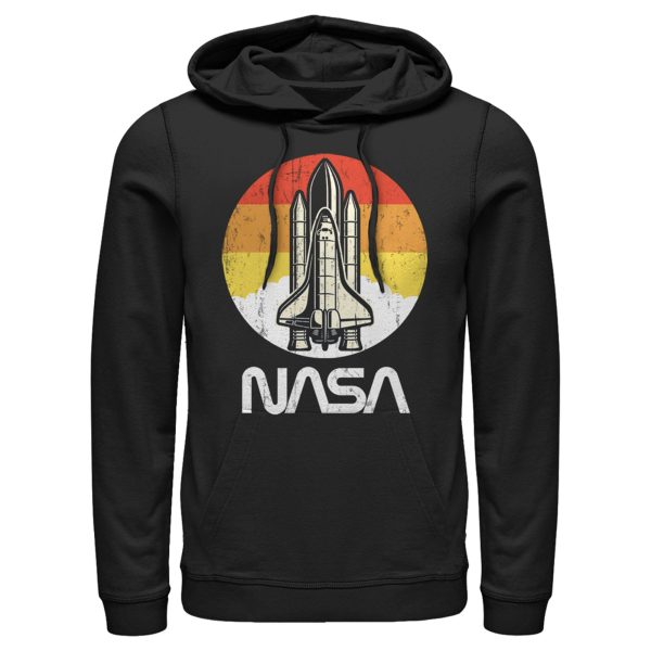 Men_s NASA Sunset Retro Launch Pull Over Hoodie