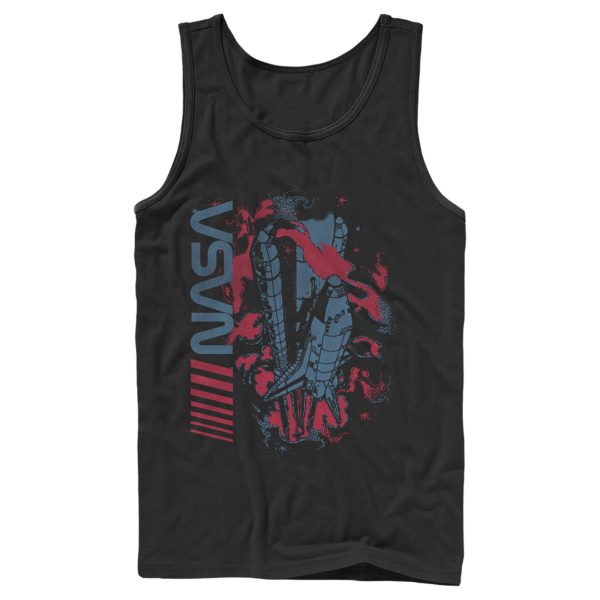 Men_s NASA Surreal Shuttle Launch Tank Top