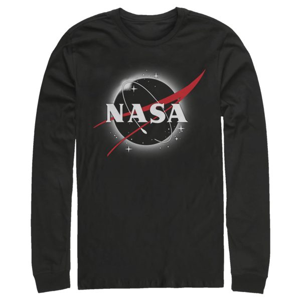 Men_s NASA Total Eclipse Logo Long Sleeve Shirt