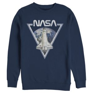 Men_s NASA Triangle Earth Logo Shuttle Flight Sweatshirt