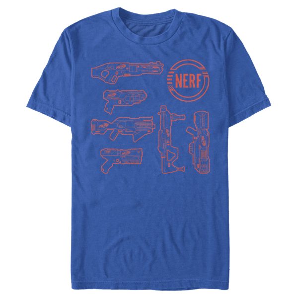 Men_s Nerf Favorite Blaster Outline T-Shirt