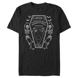 Men_s Ouija Halloween Coffin T-Shirt