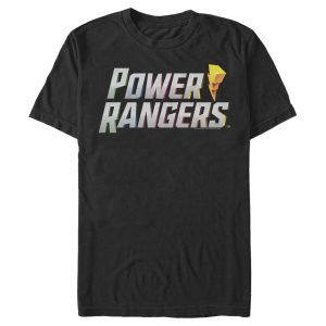 Men_s Power Rangers Lightning Bolt Logo T-Shirt