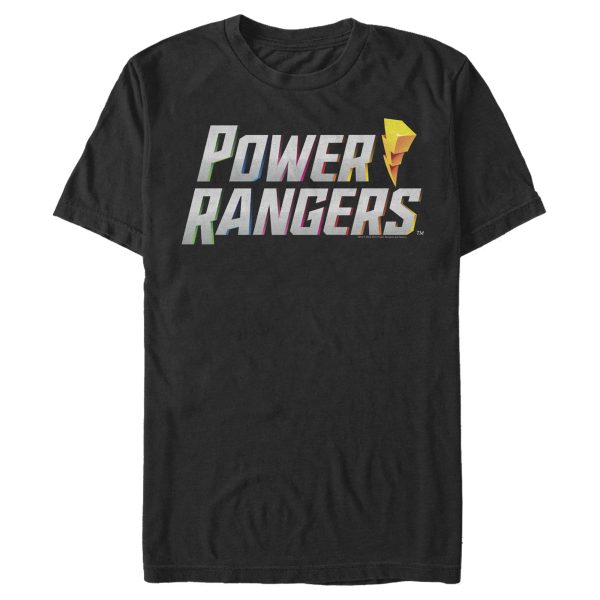 Men_s Power Rangers Lightning Bolt Logo T-Shirt