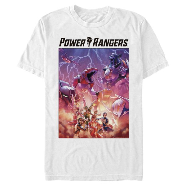 Men_s Power Rangers Lightning Storm Battle T-Shirt