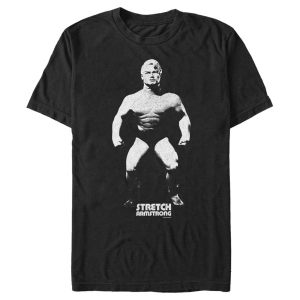 Men_s Stretch Armstrong Grayscale Figure T-Shirt