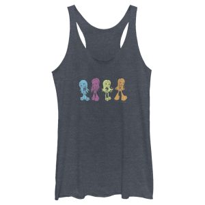 Women_s Bratz Rainbow Crowd Racerback Tank Top