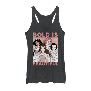 Women_s Disney Princesses Bold is Beautiful Racerback Tank Top