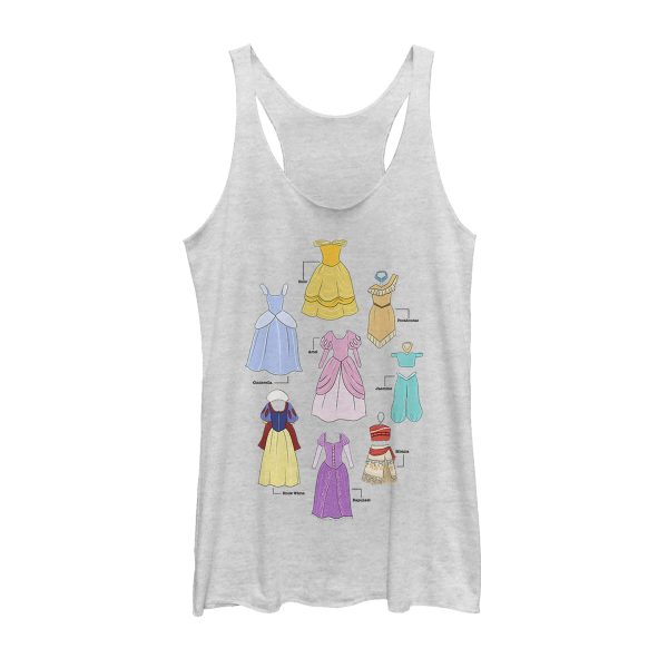 Women_s Disney Princesses Favorite Outfit Racerback Tank Top