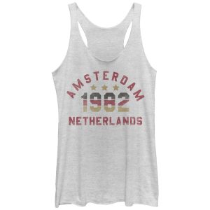 Women_s Lost Gods Amsterdam Netherlands 1982 Racerback Tank Top