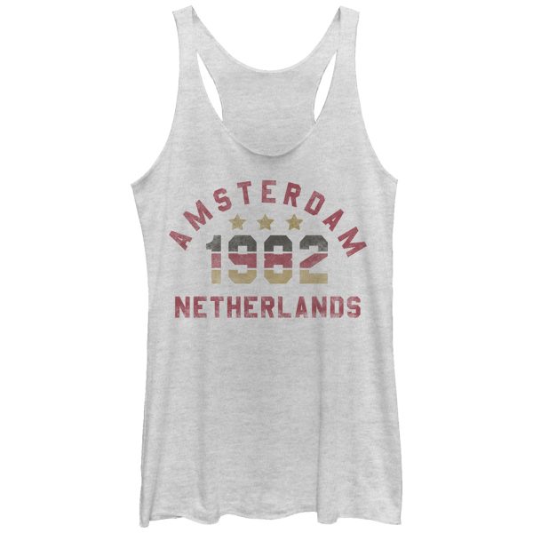 Women_s Lost Gods Amsterdam Netherlands 1982 Racerback Tank Top