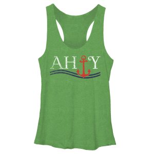 Women_s Lost Gods Anchors Ahoy Racerback Tank Top