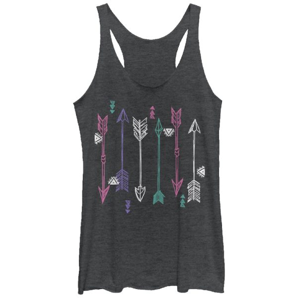 Women_s Lost Gods Arrow Sketch Print Racerback Tank Top