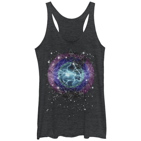 Women_s Lost Gods Astrology Chart Racerback Tank Top