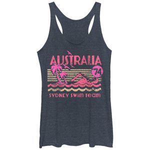 Women_s Lost Gods Australia Swim Team Racerback Tank Top