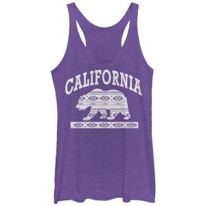 Women_s Lost Gods California Tribal Print Racerback Tank Top