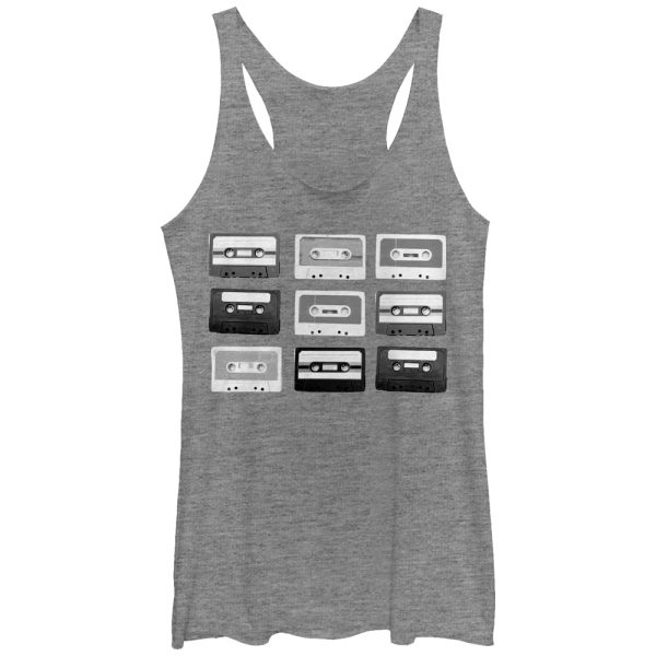 Women_s Lost Gods Cassette Tape Parade Racerback Tank Top