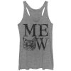 Women_s Lost Gods Cat Meow Racerback Tank Top