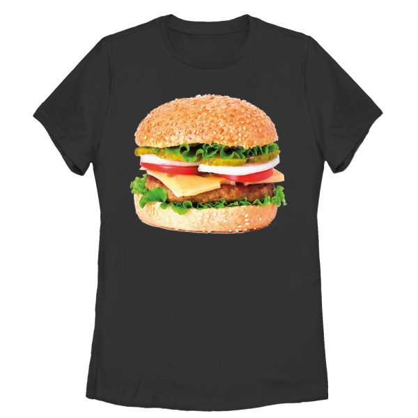 Women_s Lost Gods Cheeseburger Love T-Shirt