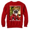 Women_s Lost Gods Christmas Nutcracker Pug Sweatshirt