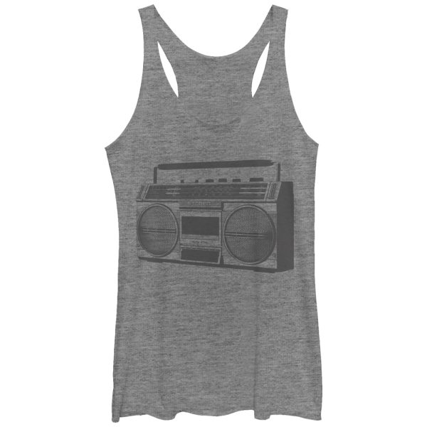 Women_s Lost Gods Classic Boombox Racerback Tank Top