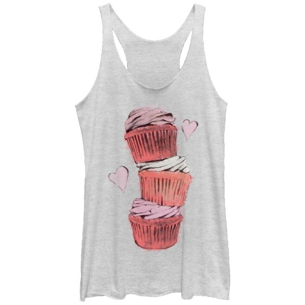 Women_s Lost Gods Cupcake Tower Racerback Tank Top