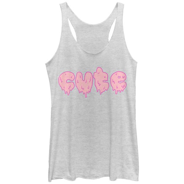 Women_s Lost Gods Cute Melting Racerback Tank Top