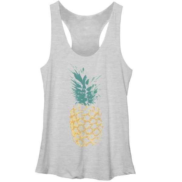 Women_s Lost Gods Distressed Pineapple Racerback Tank Top