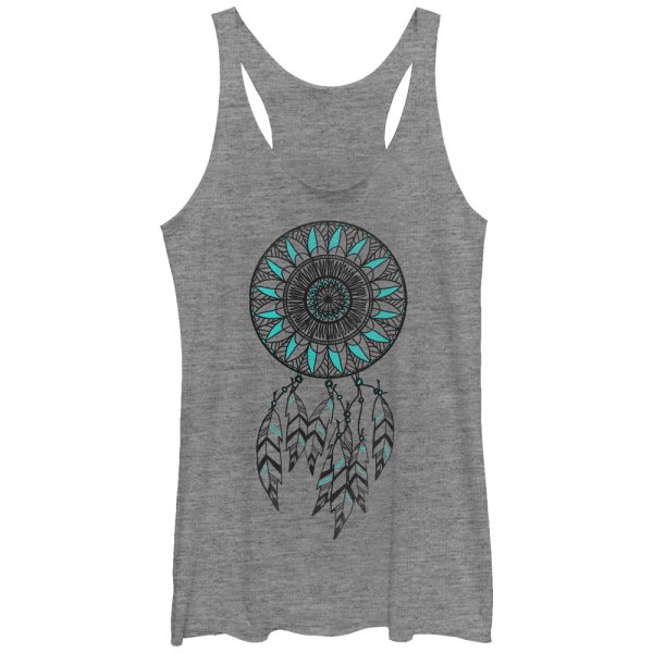 Women_s Lost Gods Dream Catcher Wish Racerback Tank Top