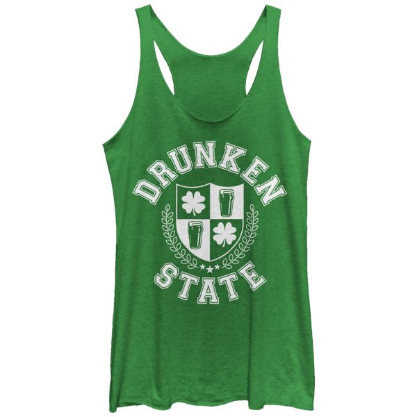 Women_s Lost Gods Drunken State University Racerback Tank Top