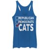 Women_s Lost Gods Election Vote Cats Racerback Tank Top