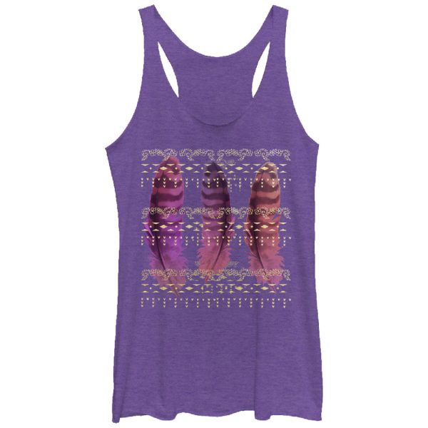 Women_s Lost Gods Feather Dreams Racerback Tank Top