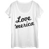 Women_s Lost Gods Fourth of July Love Merica Scoop Neck