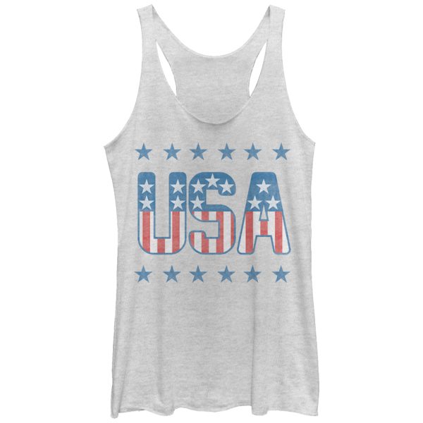 Women_s Lost Gods Fourth of July USAs Racerback Tank Top