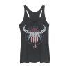 Women_s Lost Gods Fourth of July Wild & Free Skull Racerback Tank Top