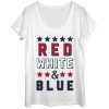 Women_s Lost Gods Fourth of July and Blue Scoop Neck