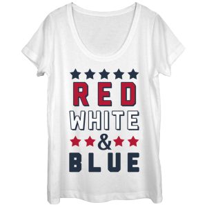 Women_s Lost Gods Fourth of July and Blue Scoop Neck