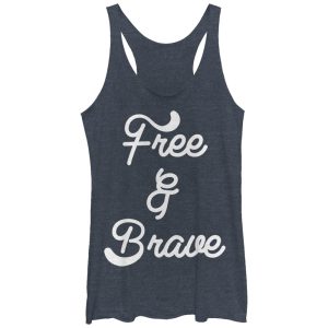 Women_s Lost Gods Fourth of July and Free Racerback Tank Top